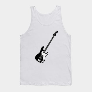 Black Bass Guitar Tank Top